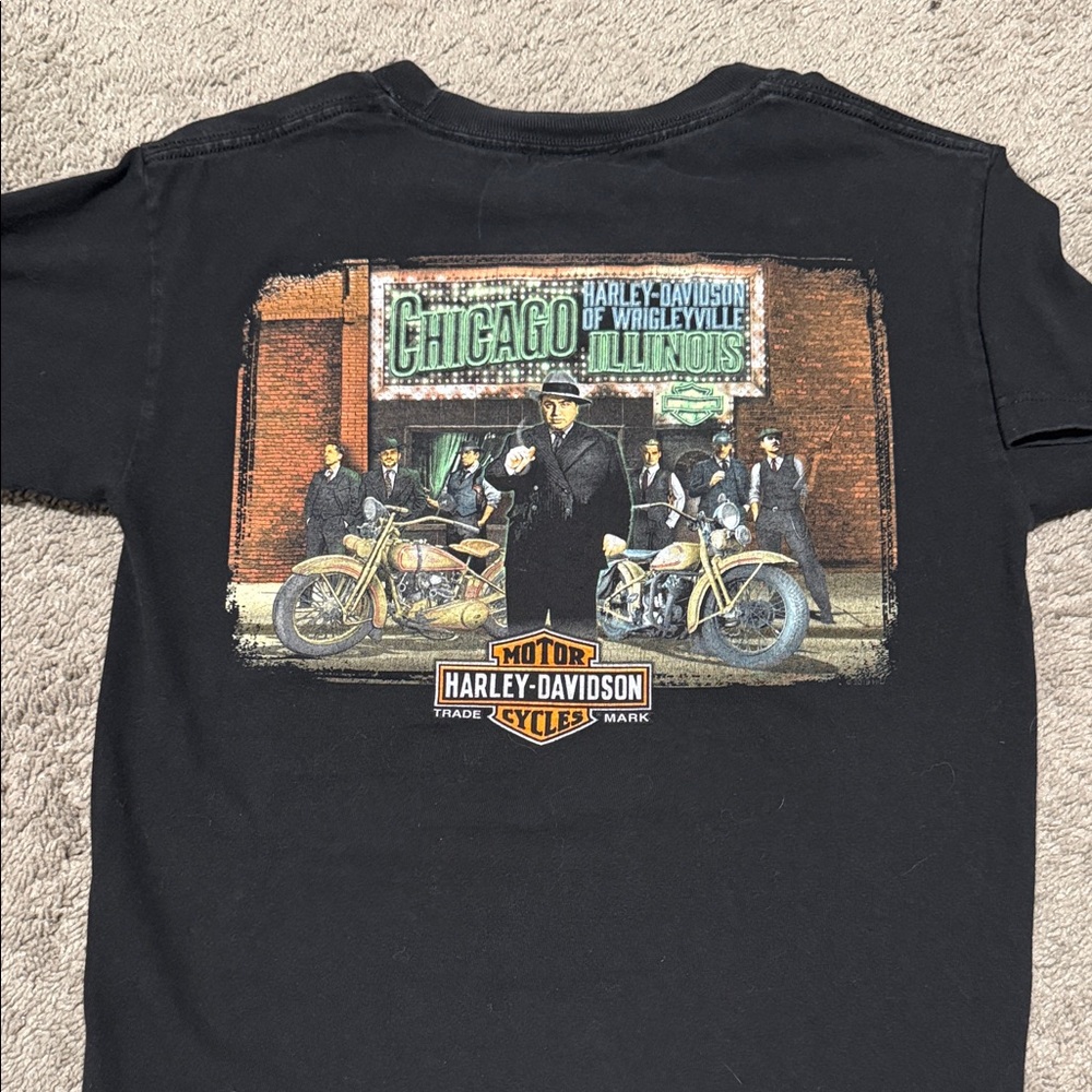 Harley-Davidson Black Chicago Graphic Tee